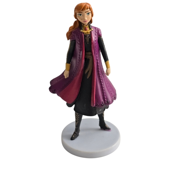 Disney Other - Disney Frozen II Anna Traveling Cape Figurine PVC Collectible Figure 3.5"
